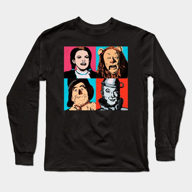 Wizard of Warhol Long Sleeve T-Shirt by RetroFreak